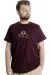 Big Size Mens T-Shirt HEADSET 23101 Plum