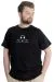 Big Size Mens T-Shirt HEADSET 23101 Black