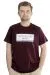 Big Size Mens T-Shirt INTERESTING IDEAS 23103 Plum