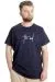 Big Size Mens T-Shirt THE END 23108 Navy Blue