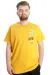 Büyük Beden Erkek T-shirt UNIQUE 23111 Hardal HARDAL