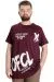 Big Size Mens T-Shirt UVELLE SAISON 23112 Plum