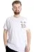 Big Size Mens T-Shirt NEW YORK 23113 White