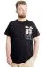 Big Size Mens T-Shirt NEW YORK 23113 Black