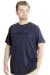 Big Size Mens T-Shirt SOUNDNESS 23114 Navy Blue
