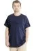 Big Size Mens T-Shirt NO MORE 23117 Navy Blue