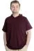 Big Size Mens T-Shirt Hoodie 23118 Plum