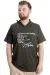 Big Size Mens T-Shirt Hoodie MUHAMMAD 23120 Khaki