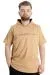 Big Size Mens T-Shirt Hoodie BORN TO BE WILD 23122 Beige
