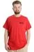 Big Size Mens T-Shirt WORLDWIDE 23126 Kırmızı