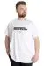 Big Size Mens T-Shirt NESPECT 23131 White