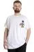 Big Size Mens T-Shirt BEST SCORE 23134 White