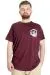 Big Size Mens T-Shirt FOREVER 23138 Plum
