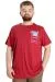 Big Size Mens T-Shirt ESTABLISMENT 23139 Burgundy