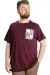 Big Size Mens T-Shirt AUTHENTIC 23140 Plum