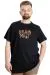 Big Size Mens T-Shirt BRAIN MELT 23141 Black