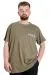 Big Size Mens T-Shirt PHOBIA 23143 Khaki