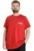 Big Size Mens T-Shirt VINTAGE 23144 Kırmızı