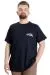 Big Size Mens T-Shirt VINTAGE 23144 Navy Blue