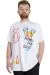 Big Size Mens T-Shirt DEW CLOUD 23145 White