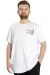 Big Size Mens T-Shirt CULTURE 23146 White