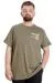 Big Size Mens T-Shirt CULTURE 23146 Khaki