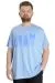 Big Size Mens T-Shirt NORM 23147 Blue