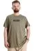 Big Size Mens T-Shirt KEEP THE GLOW 23149 Khaki