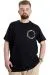 Big Size Mens T-Shirt WHAT IS 23151 Black