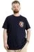 Big Size Mens T-Shirt NO GUEST LIST 23152 Navy Blue