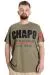 Big Size Mens T-Shirt EL CHAPO 23154 Khaki