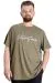 Big Size Mens T-Shirt WF 23157 Khaki