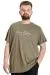 Big Size Mens T-Shirt TOUCH 23158 Khaki