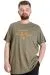 Big Size Mens T-Shirt ACTUALLY 23159 Khaki