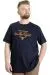 Big Size Mens T-Shirt ACTUALLY 23159 Navy Blue