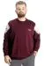 Big Size Sweat Sleeve Garni Printed 23161 Plum