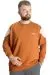 Big Size Sweat Sleeve Garni Printed 23161 Cinnamon