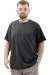 Big Size Mens T-Shirt Crew Neck INTERLOK 23162 AntraMelange