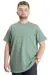 Big Size Mens T-Shirt Crew Neck INTERLOK 23162 Cagla Greeni