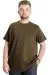 Big Size Mens T-Shirt Crew Neck INTERLOK 23162 Khaki