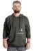 Big Size Sweat Kanguru Change Mode 23164 Khaki