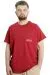 Big Size Mens T-Shirt FUTURE 23200 Burgundy