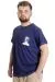 Big Size Mens T-Shirt FINGERMARK 23201 Indigo