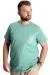 Big Size Mens T-Shirt Bis Collar Symphony 23202 Green