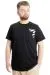 Big Size Mens T-Shirt PRINT 23203 Black