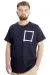 Big Size Mens T-Shirt CHNGYRMD 23204 Navy Blue