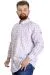 Big Size Mens Shirt Ekose Long Armlu 23300 Somon