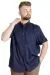 Big Size Mens Shirt Gabardinee23302 Navy Blue