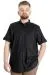 Big Size Mens Shirt Gabardinee23302 Black