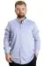 Big Size Mens Shirt Tom Oxford 23303 Blue